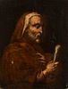 Spanish school; 17th century.
"Philosopher or prophet".
Oil on canvas. Relined.