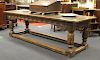 A 17th century and later oak refectory table, 260 x 86cm <br> <br>