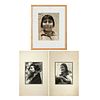 Group of Three Photographs of Native Women