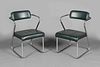Gilbert Rohde for Troy Sunshade, Pair of Z Chairs, ca. 1930