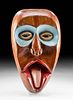 20th C. NW Coast Salish Cedar "Happy Dance" Mask