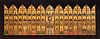 Russian School, Old Believers' Workshops, ca.1800.
"Portable five-tiered iconostasis".
Tempera, gold leaf on panel.