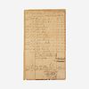 [Presidential] Washington, George Group of 2 Documents Relating to The Potomack Company