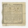 [American Revolution] Commonwealth of Virginia Loan Office Certificate