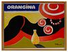 Bernard Villemot (French, 1911-1989) 'Orangina' Poster