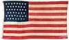 Two Large forty-five star American flags, ca. 1896
