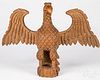 Carved Schimmel style spread wing eagle
