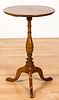 New England maple candlestand, ca. 1800