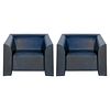 Pair of MB1 arm chairs by Mario Bellini for Heller