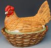 Bisque Hen on Nest