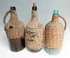 Three Early Glass Bottles