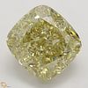 5.04 ct, Natural Fancy Brownish Yellow Even Color, VS2, Cushion cut Diamond (GIA Graded), Appraised Value: $100,700 