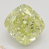 3.02 ct, Natural Fancy Yellow Even Color, VS2, Cushion cut Diamond (GIA Graded), Appraised Value: $63,400 