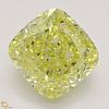2.32 ct, Natural Fancy Intense Yellow Even Color, VVS1, Cushion cut Diamond (GIA Graded), Appraised Value: $79,600 