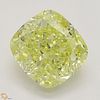 1.51 ct, Natural Fancy Intense Yellow Even Color, IF, Cushion cut Diamond (GIA Graded), Appraised Value: $32,900 