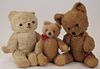 3PC Steiff & Antique Teddy Bear Group
