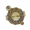 Misani 18K Gold Fancy Diamond Citrine Ring