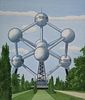 Erik Nitsche (1908-1998)The Atomium in Belgium W/C