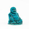 CHINESE PEACOCK BLUE BUDDHA JOSTICK HOLDER