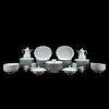 96PC MAINLY GIRAUD "CORAIL" PART DINNER SERVICE