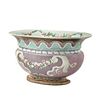 18TH C. QING FAMILLE ROSE "THE POTENTATE" BASIN