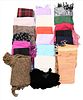 Large Lot of Winter Scarves, to include Balenciaga, pashmina, cashmink, etc, all in used condition.