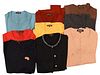Nine Loro Piana Sweaters, to include cashmere, cashmere blends, in a variety of colors and styles, size 44, M/L, condition consistent with normal wear