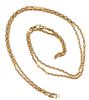 14 Karat Gold Chain, length 26 inches, 9.3 grams.