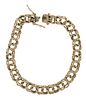 14 Karat Gold Chain Bracelet, marked 14K, 27.8 grams. Provenance: Waterfront Estate, Stamford, CT.