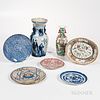 Nine Assorted Asian Ceramic Items