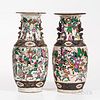 Pair of Enameled Vases
