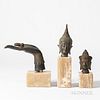 Three Bronze Buddhist Items