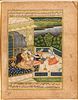 Three Mughal-style Manuscript Paintings