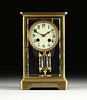 A FRENCH BEVELED GLASS AND GILT BRASS REGULATOR CARRIAGE CLOCK, JAPY FRÈRES CLOCKWORKS, LATE 19TH/EARLY 20TH CENTURY,