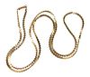 14 Karat Gold Necklace, length 30 inches, 22 grams.