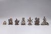 Group of Seven Antique Indian Figures