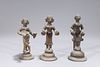 Group of Three Antique Indian Lamp & Incense Holders