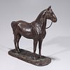 Japanese Bronze Metal Horse