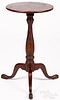 New England painted maple candlestand, 19th c.