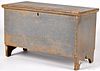New England painted pine diminutive blanket chest