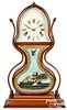 New England rosewood acorn clock, ca. 1845