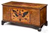 Centre County Pennsylvania pine dower chest, 1807