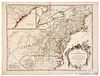 Robert de Vaugondy Mid-Atlantic America map