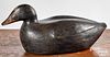 Carved and painted duck decoy, ca. 1900