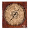 John Bennett, London mahogany compass, 18th c.