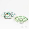 Two Export Famille Rose Enameled Dishes