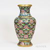 Large Champleve/Cloisonne Vase