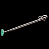 EMERALD AND DIAMOND POLO MALLET BROOCH
