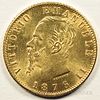 1876-R Italy 20 Lire Gold Coin