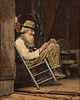 John George (J.G.) Brown (American, 1831-1913) A Quiet Spot to Read